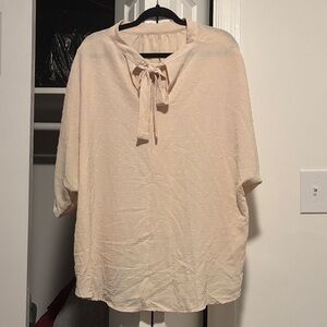 SHEIN Elegant Cream Women's Top